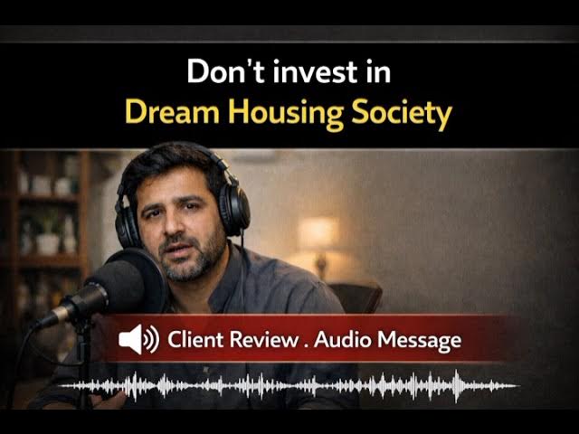 Don't invest in Dream Housing Society #dreamhousingsociety