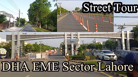 DHA EME Society Lahore Detailed Street Tour | DHA Canal Road EME society Lahore Pakistan |