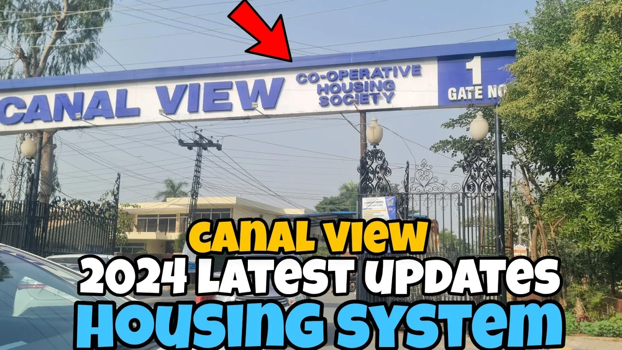 CANAL VIEW LAHORE 2024 Updates | Housing Society Lahore Visit