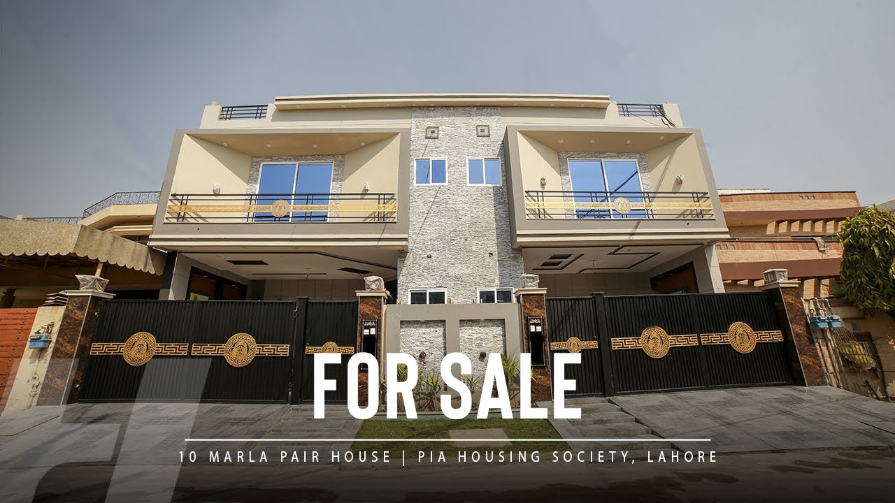 10 Marla Pair House For Sale in PIA Housing Society, Lahore