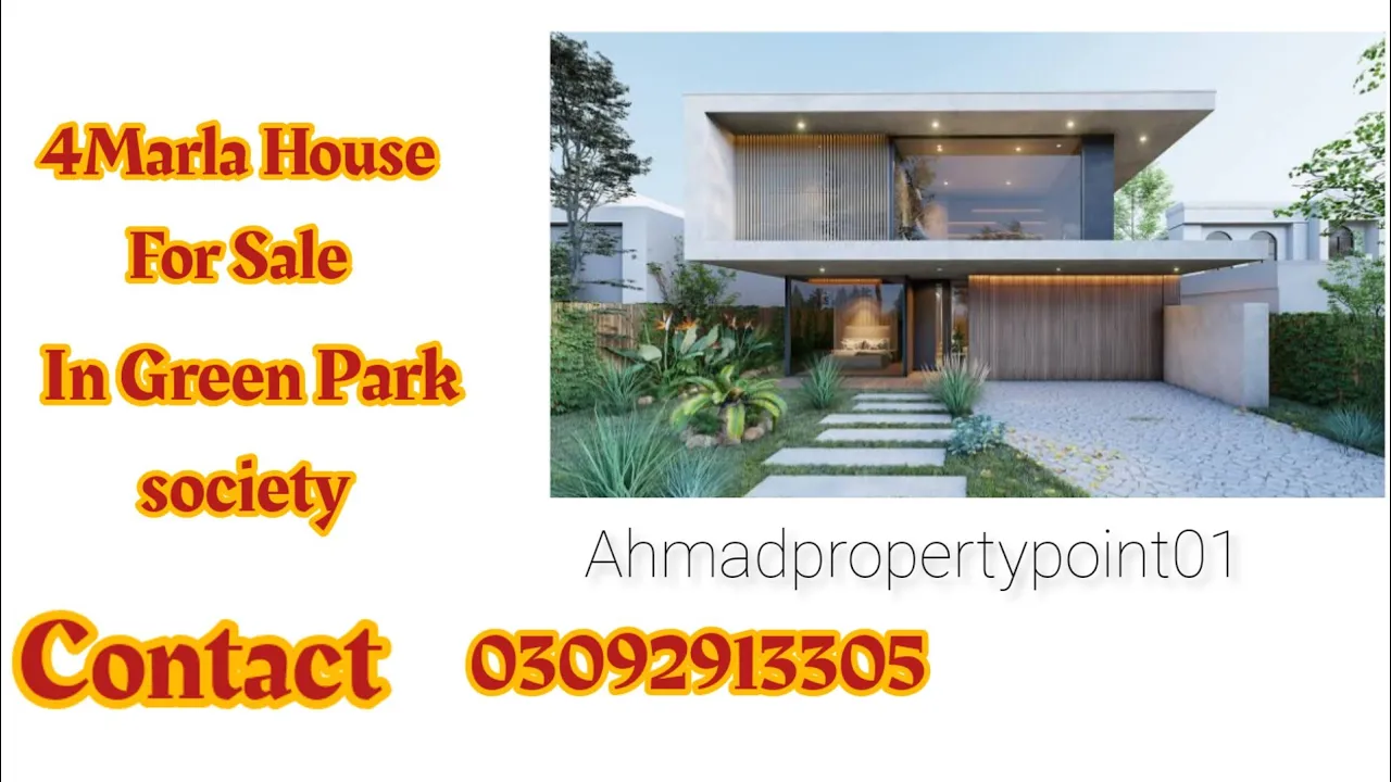 4Marla House For Sale in Green Park Lahore | House For Sale