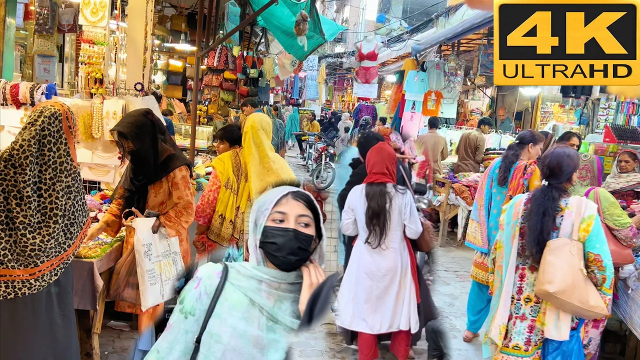 The Township Market in Lahore? Pakistan (FullHDR) Amazing City Walk of Lahore ???? Pakistan