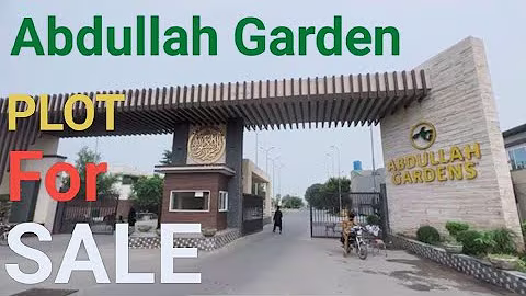 15 marly plot for sale in Abdullah Garden | Best location plot | park facing plot.