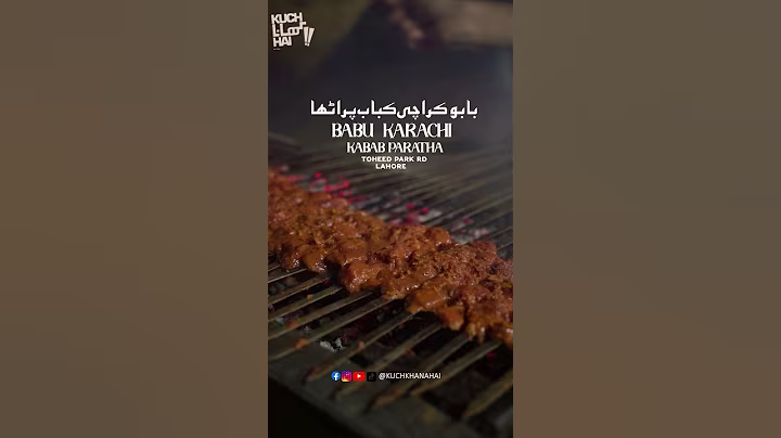 Babu karachi Kabab Paratha, Toheed Park Road Lahore Pakistan Location available on google maps#viral