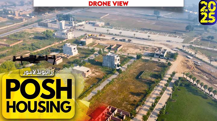 Posh Housing Ex Qasim Garden | Drone Shots