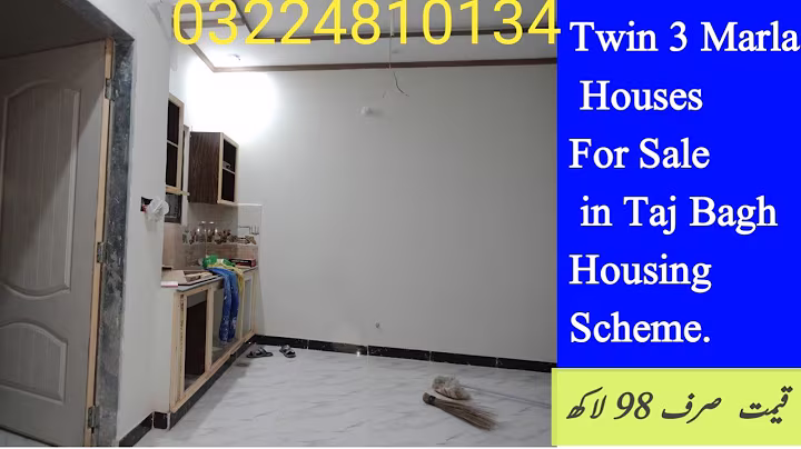 Twin 3- Marla House For sale in Taj Bagh Housing Scheme Lahore.