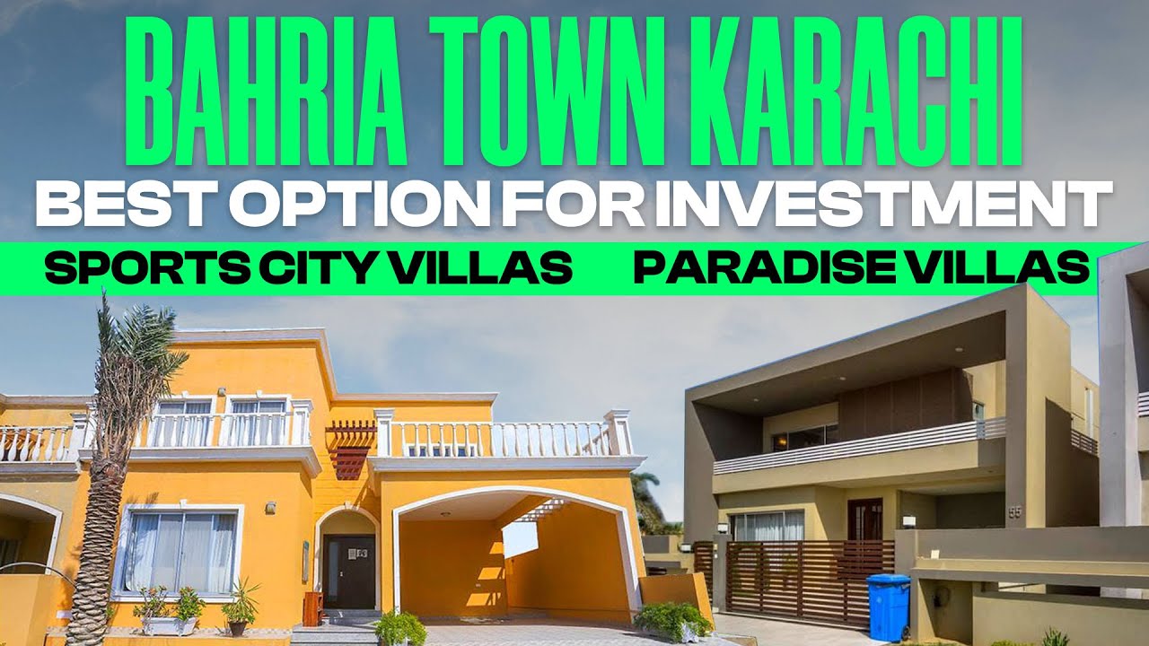 Best Option for Investment | Sports City Villas | Paradise Villas | Bahria Town Karachi