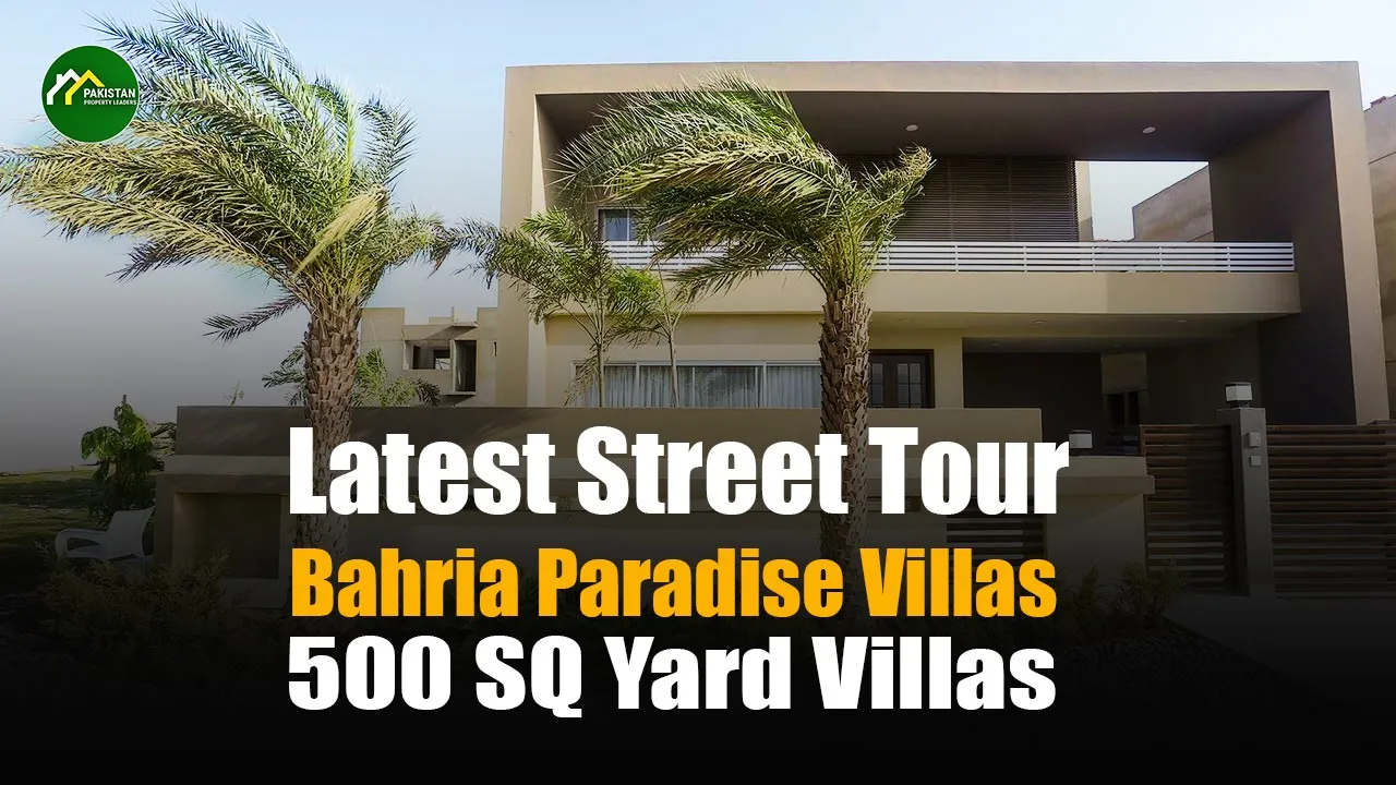 Latest Street Tour OF Paradise Villas| 500 SQ Yard Luxury Villas| Price