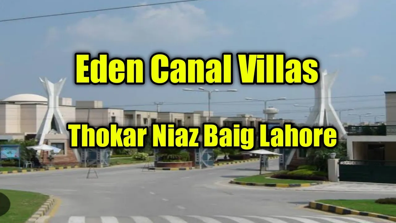 Eden Canal Villas Near Thokar Niaz Baig Lahore @marketinpakistan3049 @Finlandlife-v3n