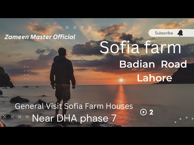 Sofia Farm Houses Society Main   Bedian Road Lahore General visit.