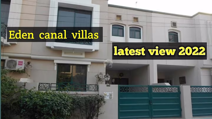 Eden Canal Villas | Thokar Niaz Baig Lahore | Sobia Asim