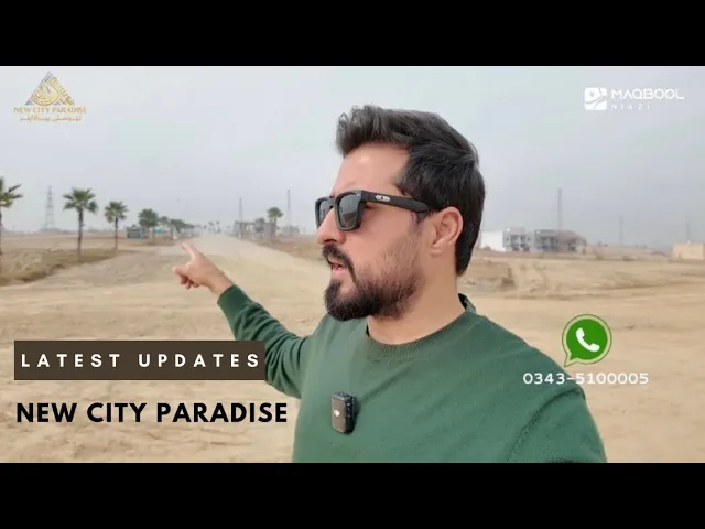 New City Paradise Development Update Feb-2026 | Burhan Interchange (M-1) Roads + On-Ground Progress