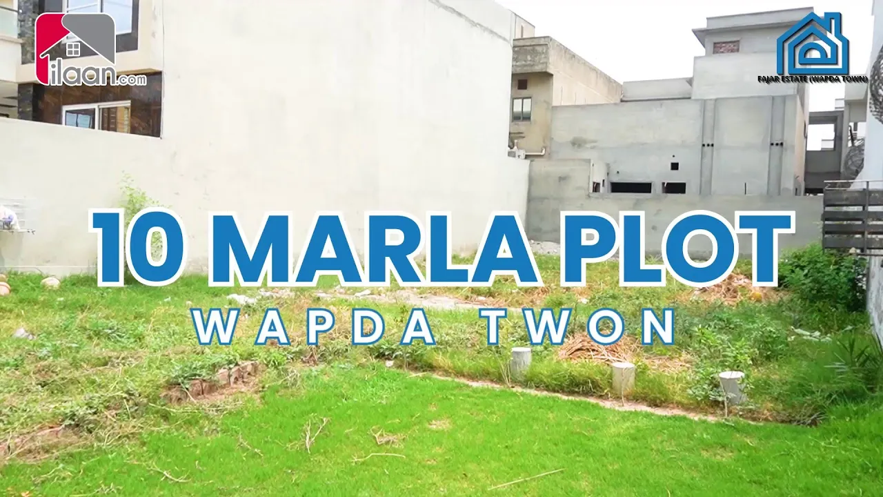 10 Marla Plot for Sale in Wapda Town, Lahore l ilaan.com