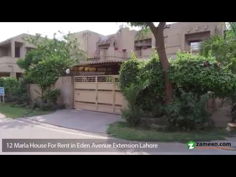 12 MARLA HOUSE FOR RENT IN EDEN AVENUE EXTENSION LAHORE