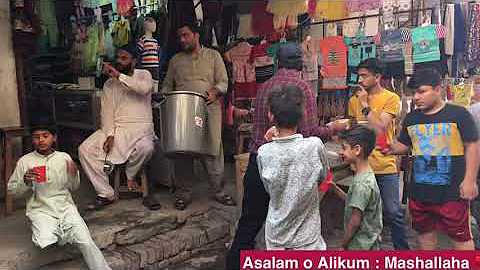 Garmi Ki Thandi Sabeel 🍷🍹🍺 ~ In Muhammadi Bazar Green Town Lahore Pakistan - #shorts