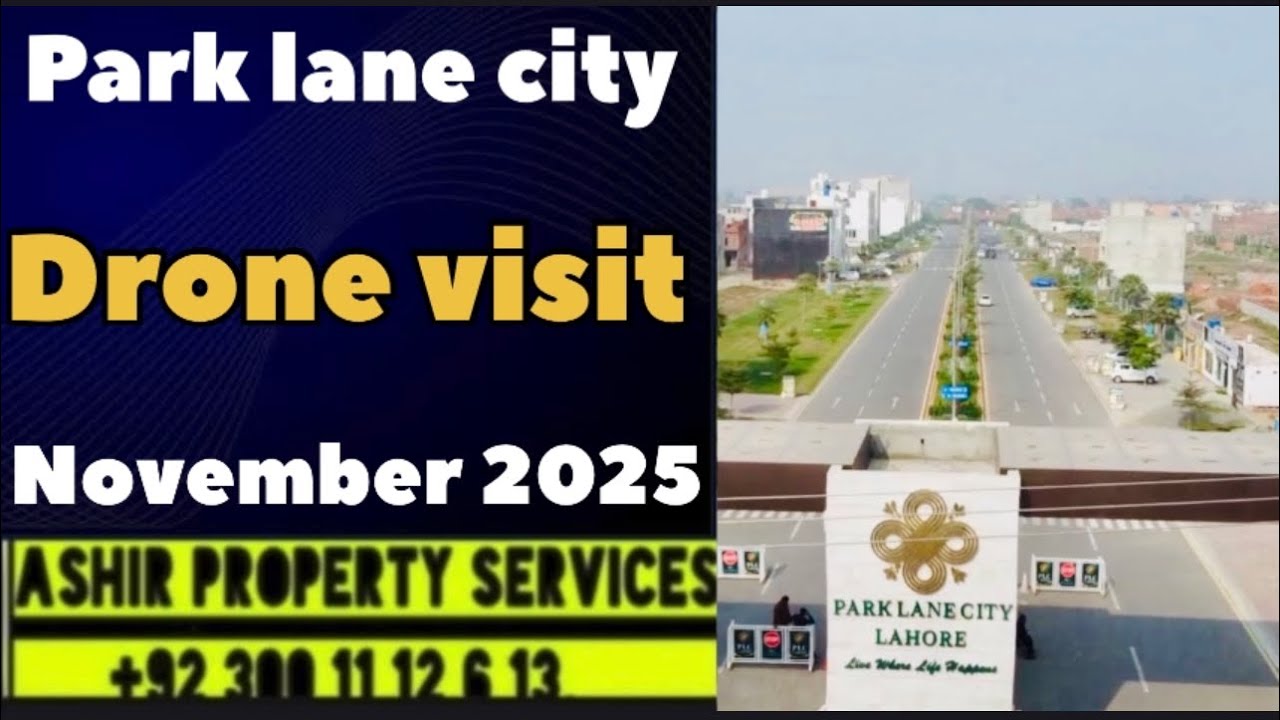 Park lane city latest DRONE visit November 2025