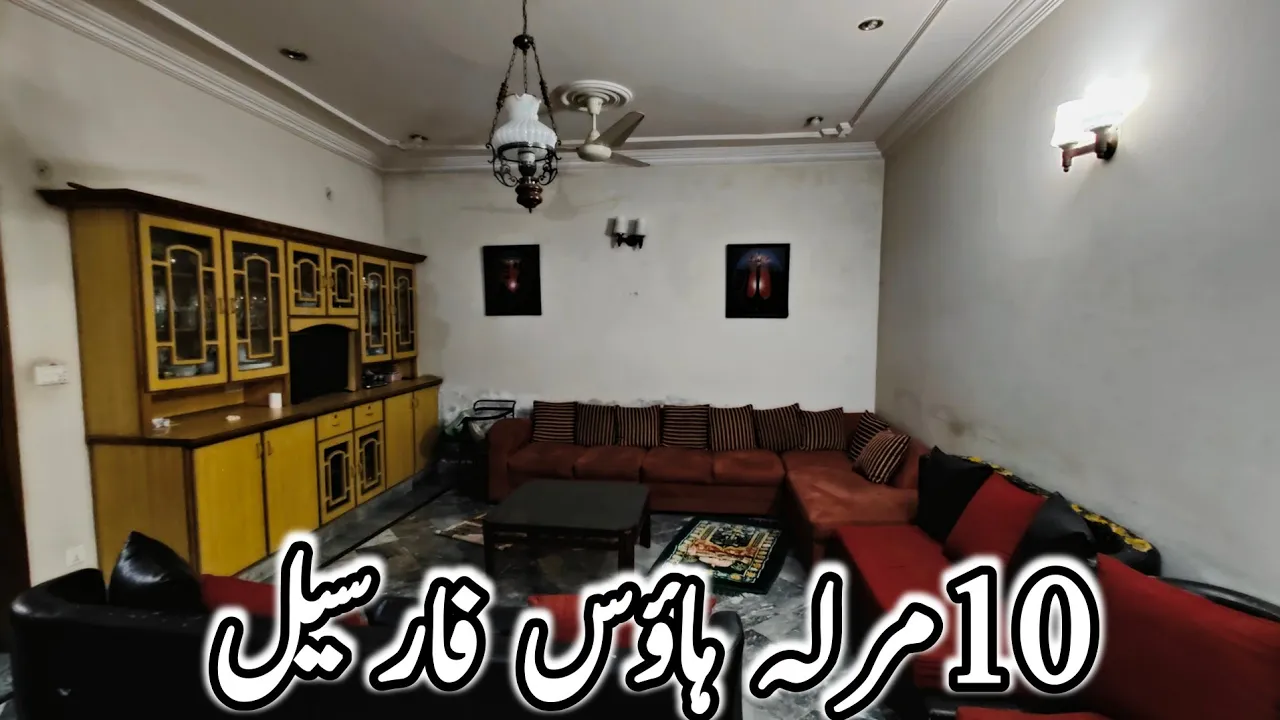 10 Marla house for sale in canal burg near To park masjid and market