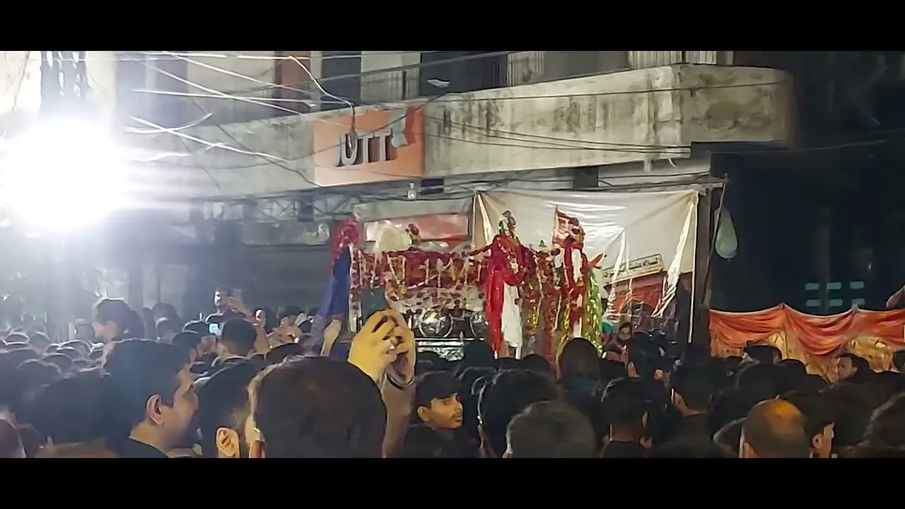 Taboot E Ali Akber _ At khaima Saadat Lytton Road Lahore