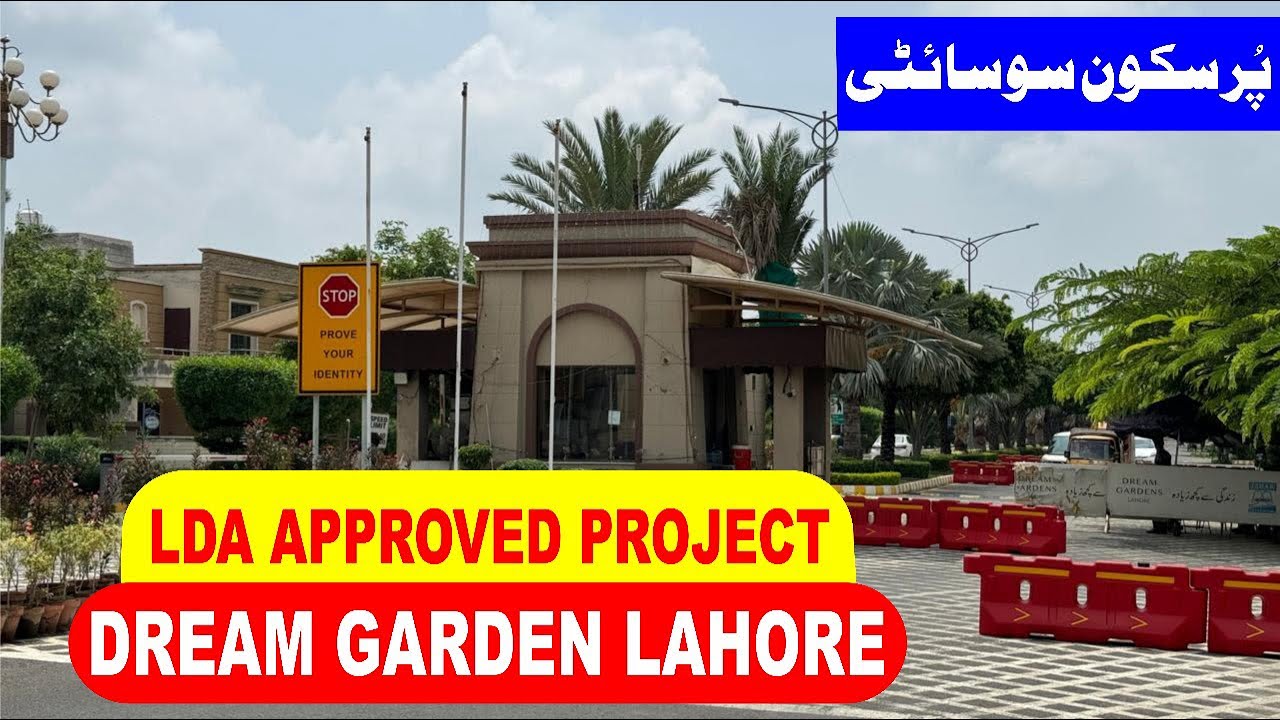 DREAM GARDEN LAHORE Society Update with Drone | Plots & House Rates?