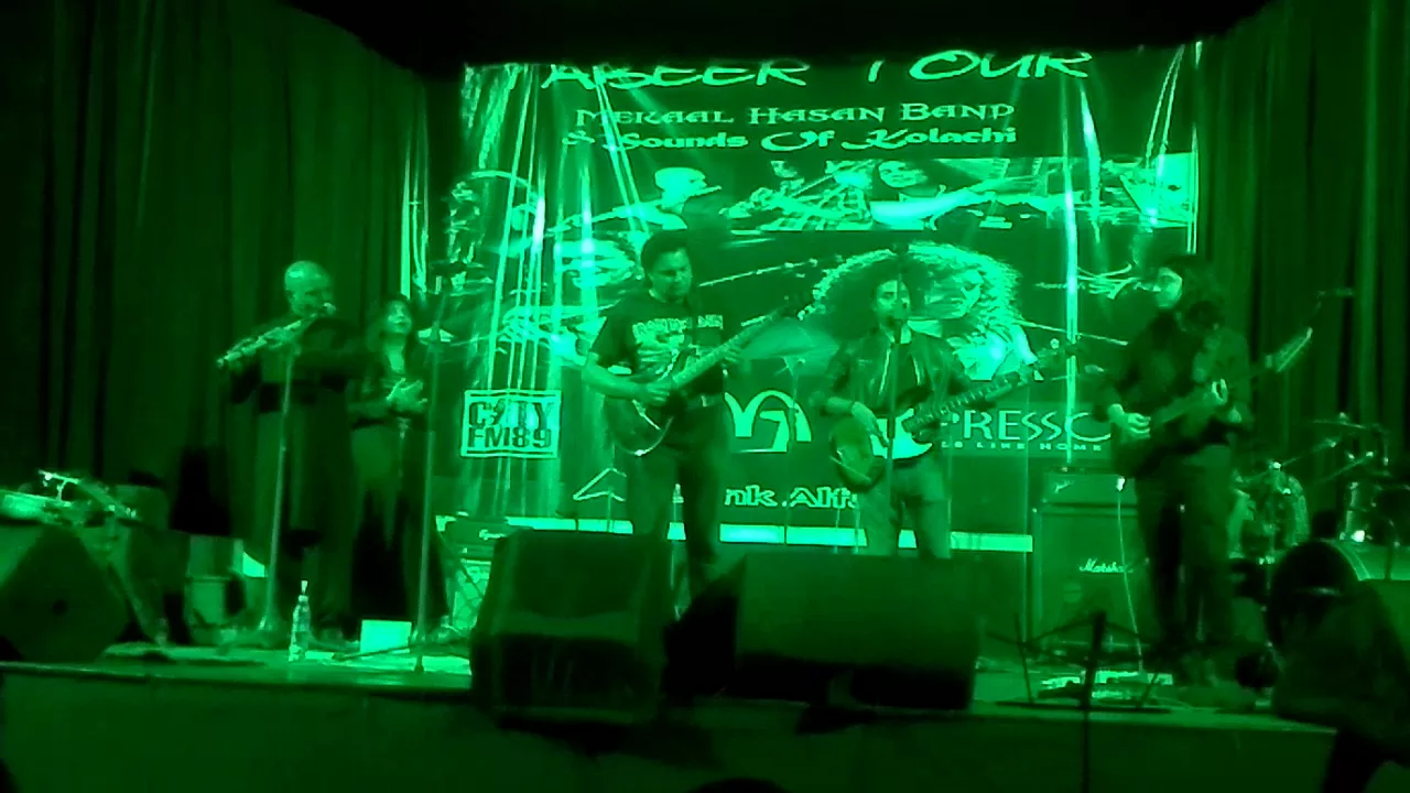 Ya Ali by MekaalHassanBand feat Faraz Anwar - live at Alhamra Lahore.