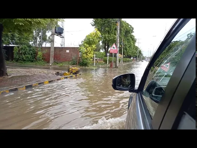 Nishat Colony after rainfall in lahore!