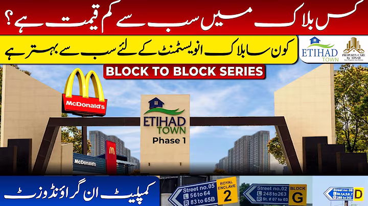 Etihad Town Phase 1 Full Tour & Price Update 2025 | Blocks A-H & Royal Enclave 1-2