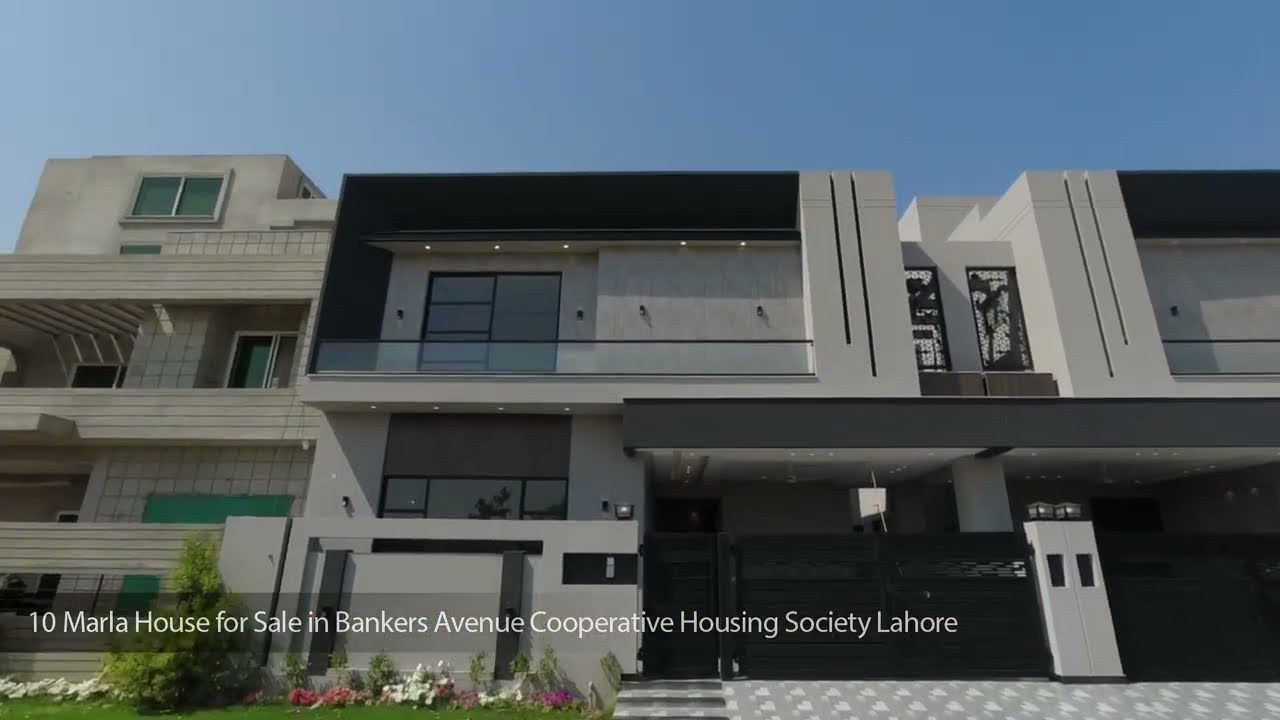 10 MARLA HOUSE FOR SALE IN BANKERS AVENUE COOPERATIVE HOUSING SOCIETY LAHORE