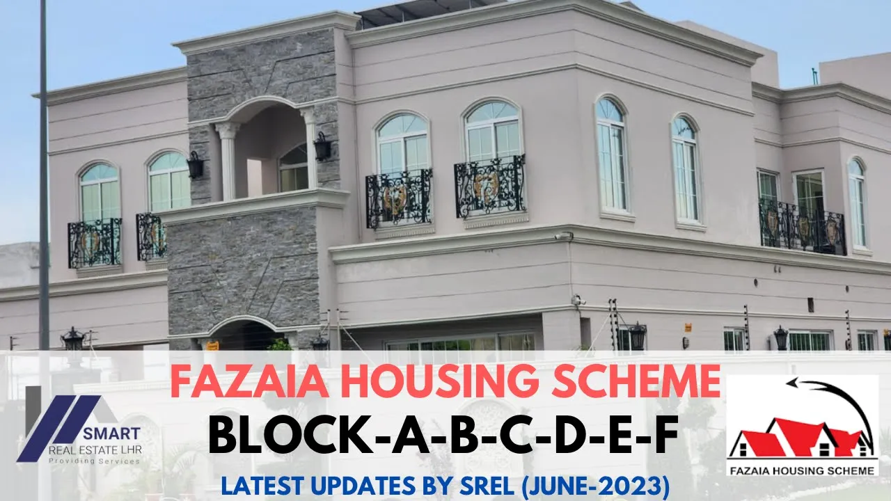 FAZAIA HOUSING SCHEME | PHASE-1 | BLOCK-A-B-C-D-E-F | VISIT BY SREL | JUNE 2023