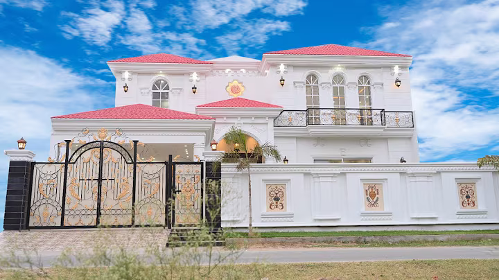 1 kanal #modren house for sale in abdullah garden at canal Road society of Faisalabad Real EstateD11