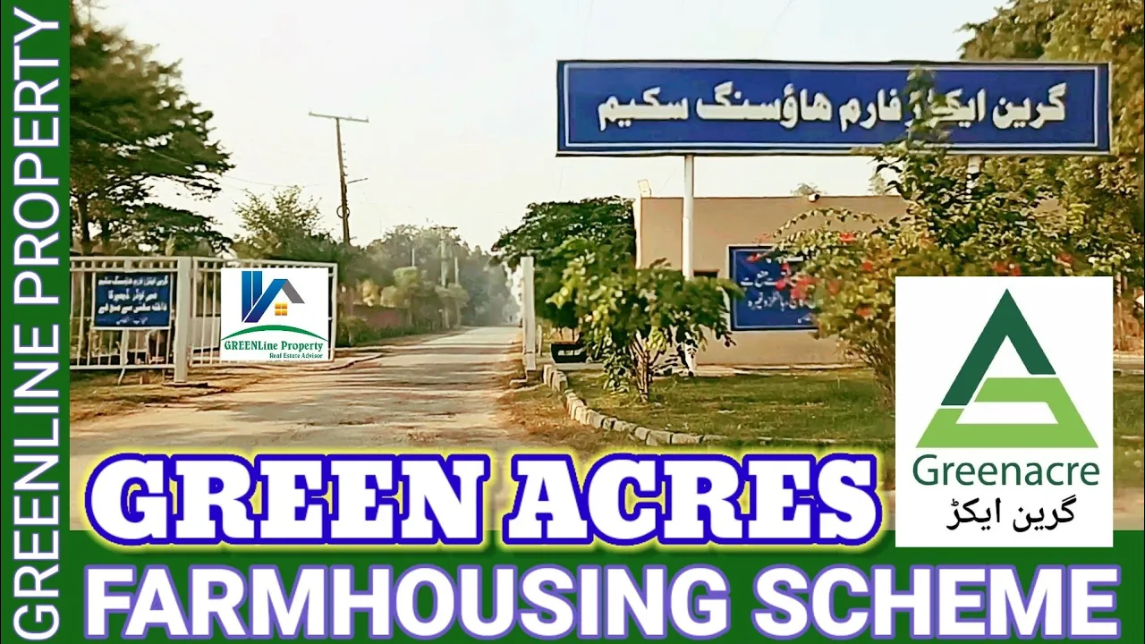GREEN Acres First Farmhousing Scheme of Lahore #realestate #property #greenacres  #shorts 08-12-2022