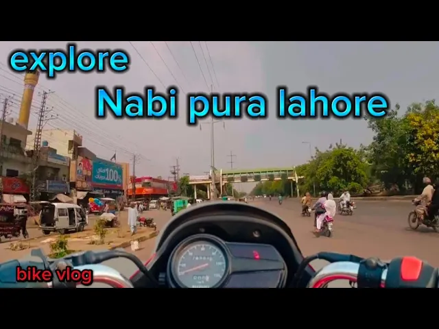 explore nabi pura lahore bike vlog