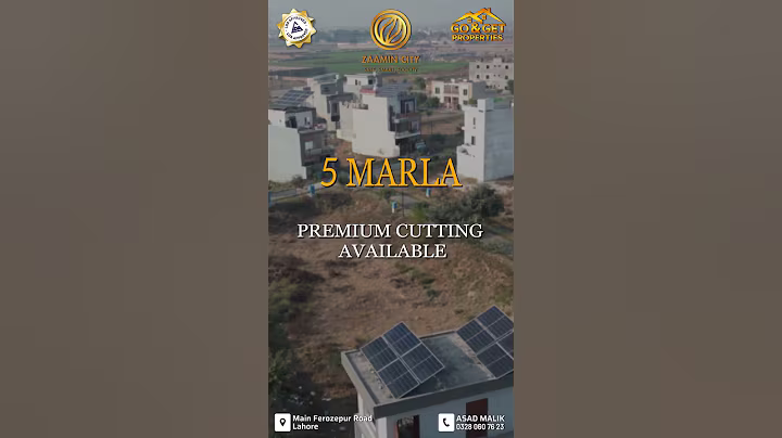 Zaamin City | 5 Marla Residential Plots Available