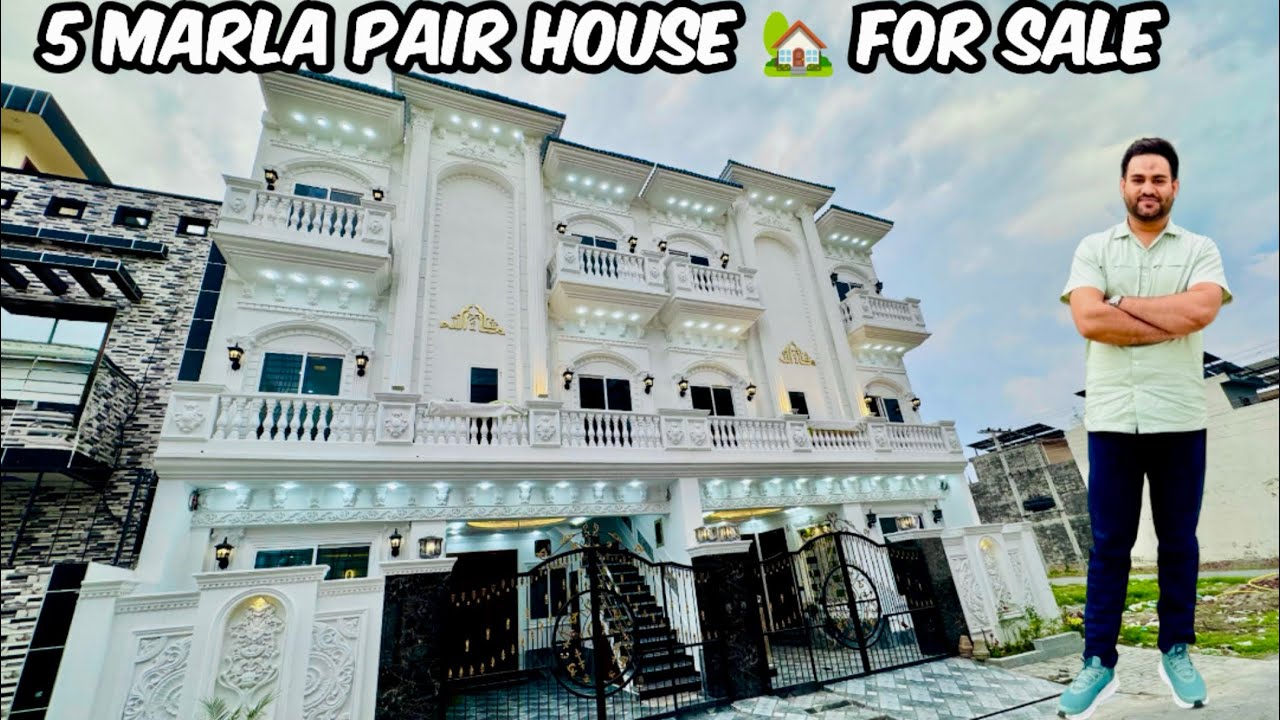 5 Marla Pair Luxury House For Sale In Al Rehman Garden Phase 2 Lahore.