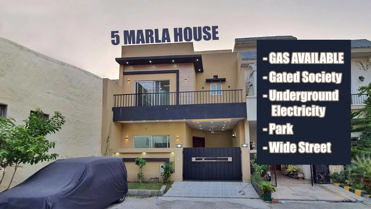 5 Marla Ideal House For Sale in Lahore Near Askari 11 | Gas Available | Gated Socety