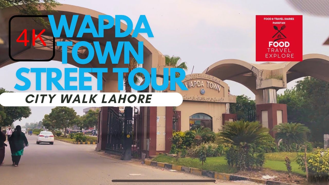 4K Walking Tour Wapda Town Lahore| Lahore City Walk | FOOD | TRAVEL VLOGS |