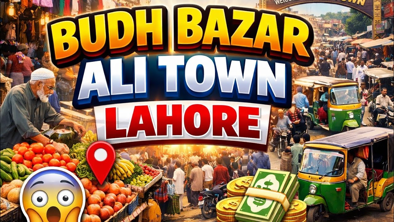 Budh Bazar Ali Town Lahore | Sasti Shopping & Street Life (part_1)