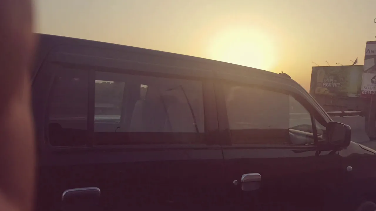 Beautiful Lahore | Sun Set | Muslim Town | Flyover | Wahdat Road |