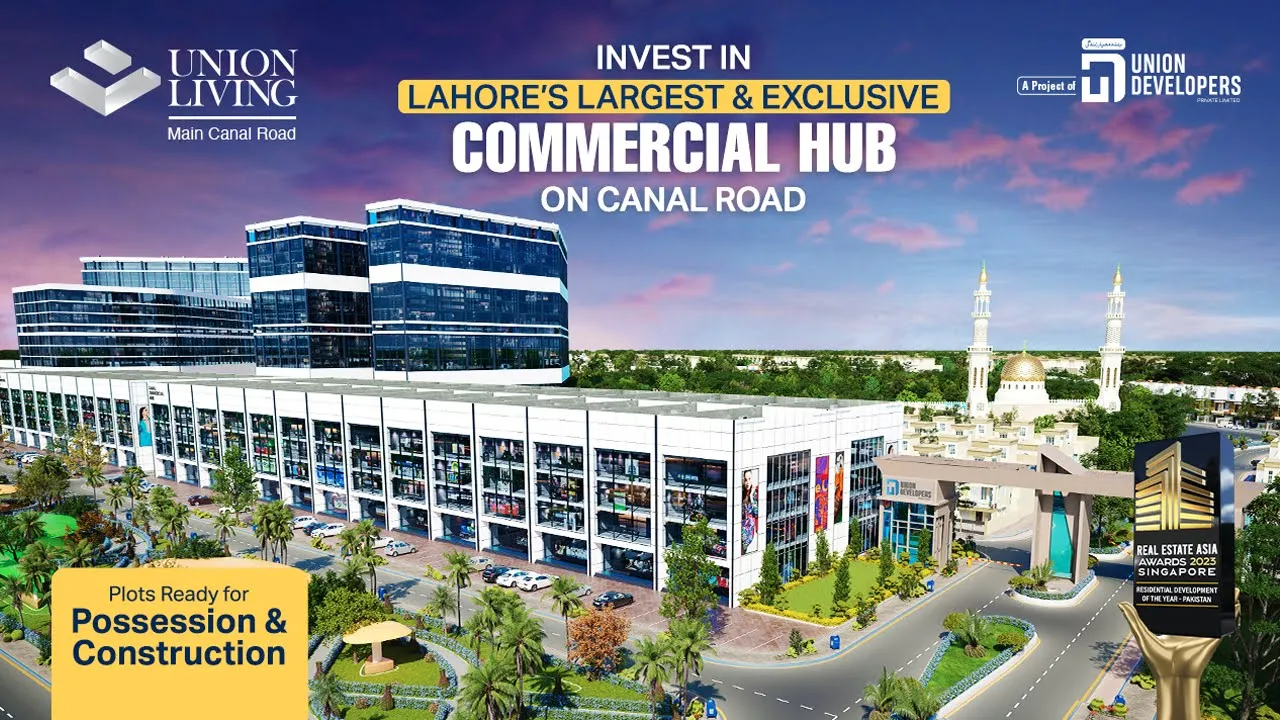 Invest In LAHORE’S LARGEST & EXCLUSIVE COMMERCIAL HUB on Canal Road