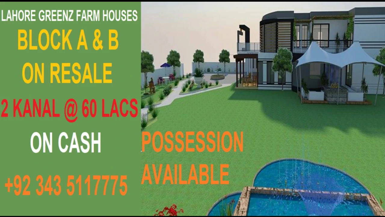 Lahore Greenz | Luxury Farm Houses | Bedian Road | Lahore | Payment Plan | Updates | Defence Avenue