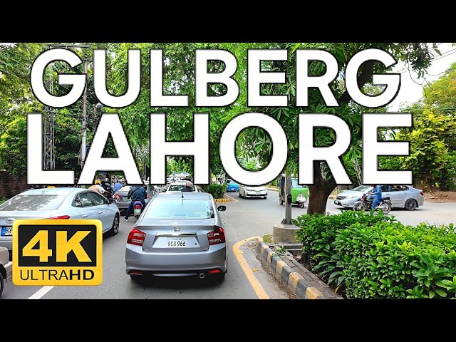 ???? Gulberg, Lahore – Scenic Driving Tour in 4K