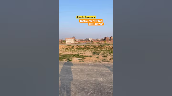 3 Marla on ground Installment Plot for sale Al Kareem Garden phase to Lahore 03214777571 #3marlaplot