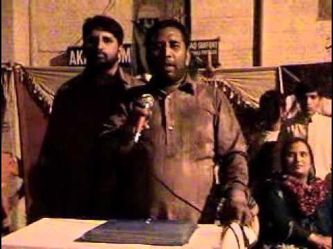 APML  corner meeting in Fazlia Colony Icchra Lahore represented by John Kennedy Patras  01