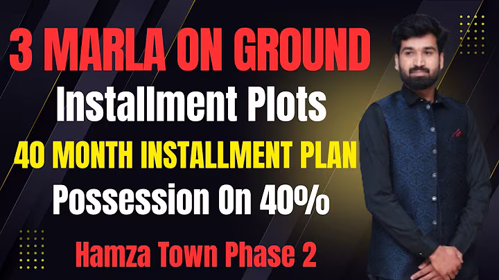 3 Marla On Ground Installment Plots In Hamza Town Phase 2 | Plot For Sale in Lahore
