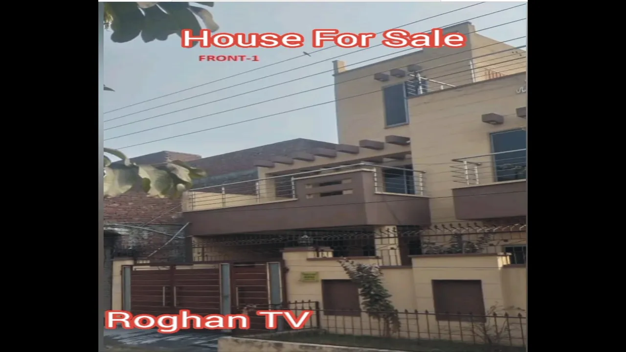 House For Sale at Gulfishan Town Lahore" Roghan TV"