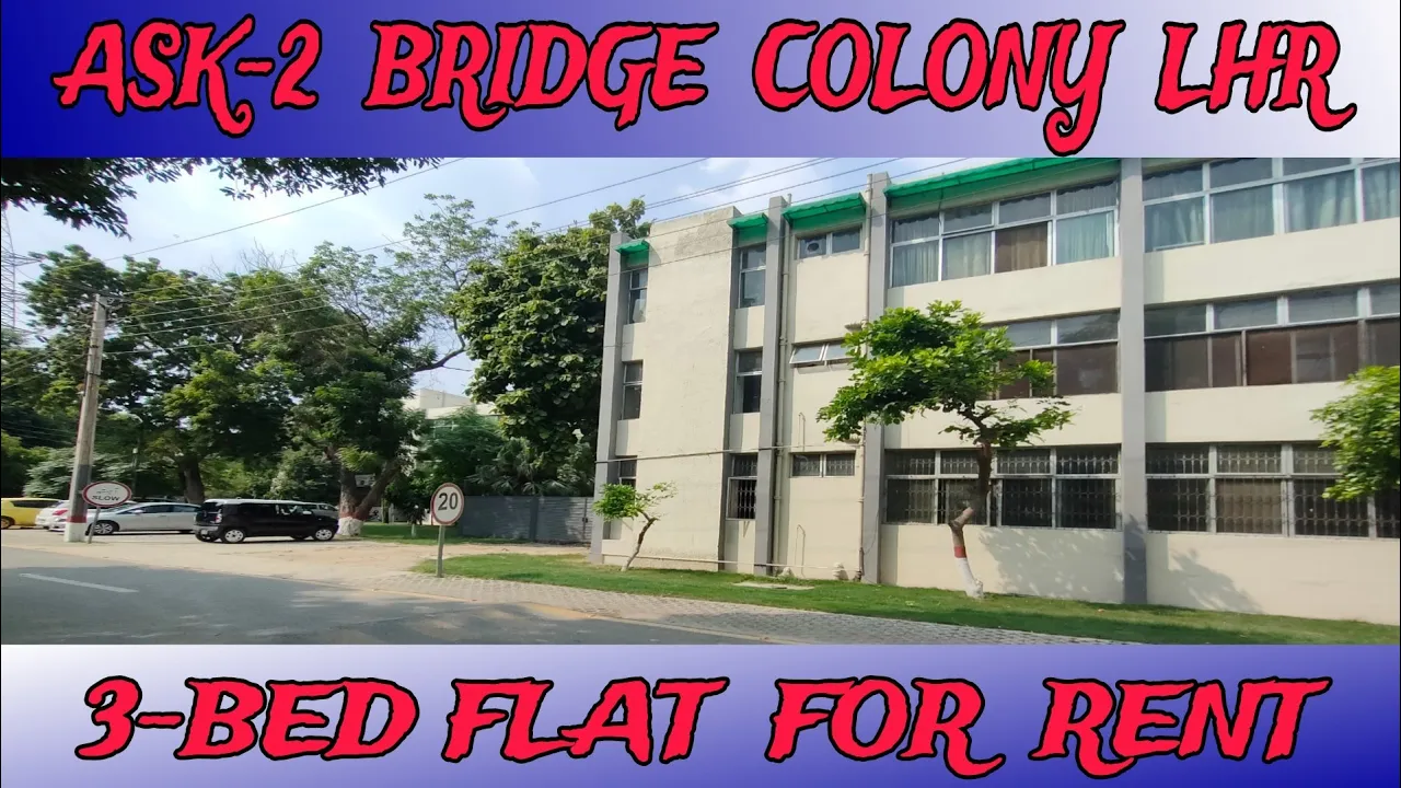 10-Marla 3-Bed Apartment | Flat For Rent | Askari 2 Bridge Colony Lahore Cantt.