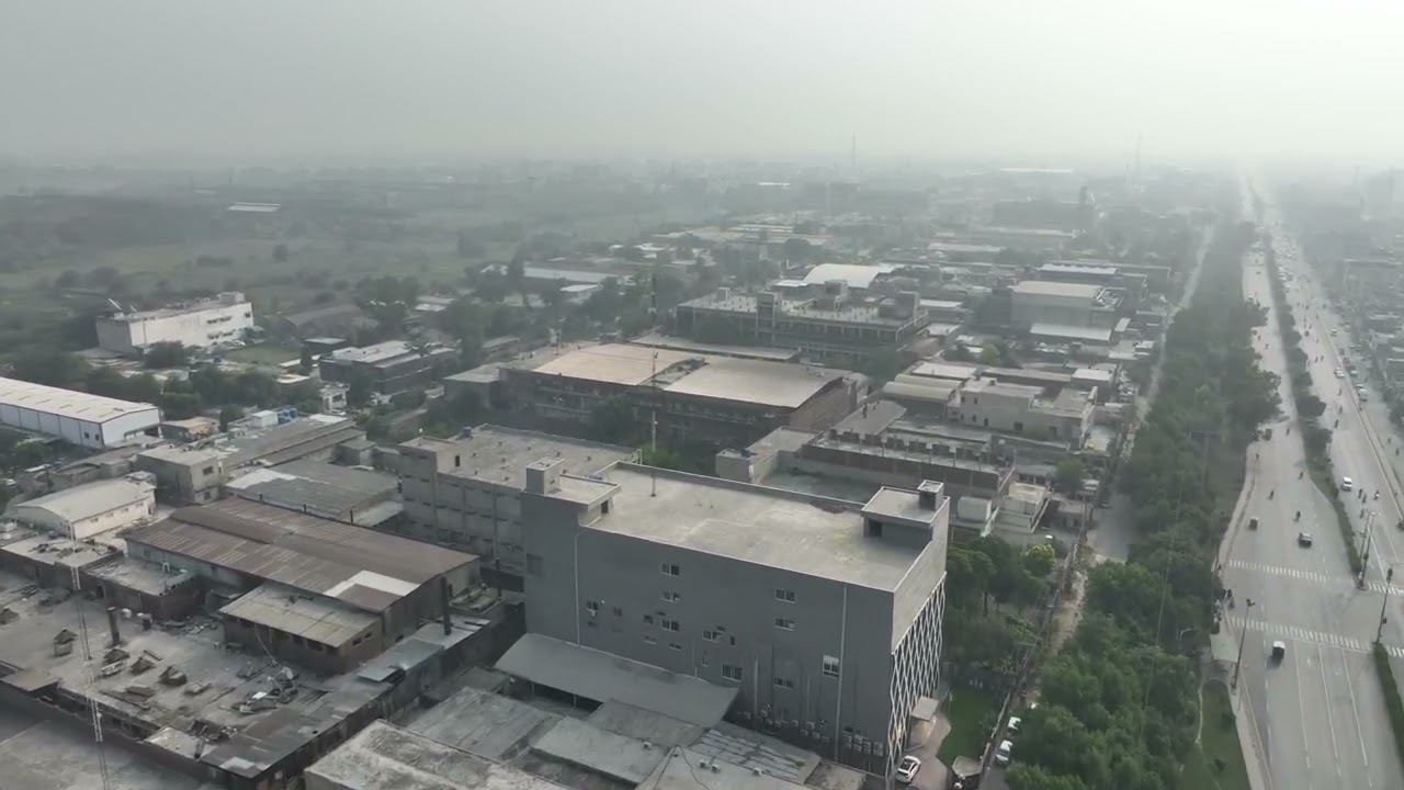 Drone Shot Quaid e Azam Industrial Estate Lahore | 4K