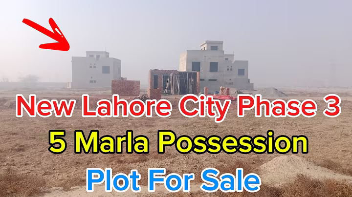 New Lahore City Phase 3 I 5 Marla Possession Plot for sale