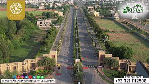 New Lahore City Main Boulevard Drone Footage 2025 | New Lahore City Drone View