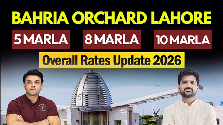 Bahria Orchard Lahore All Phases | 5, 8 & 10 Marla Plot Prices | Minimum to Maximum Rates 2026