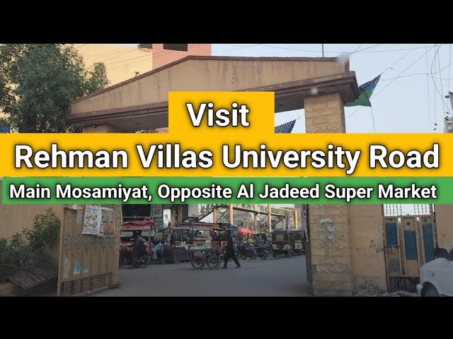 Visit Rehman Villas | University Road